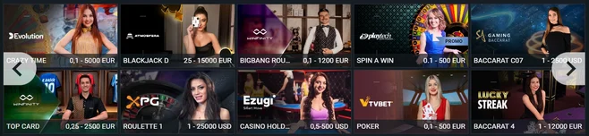 Живые дилеры Melbet casino uz